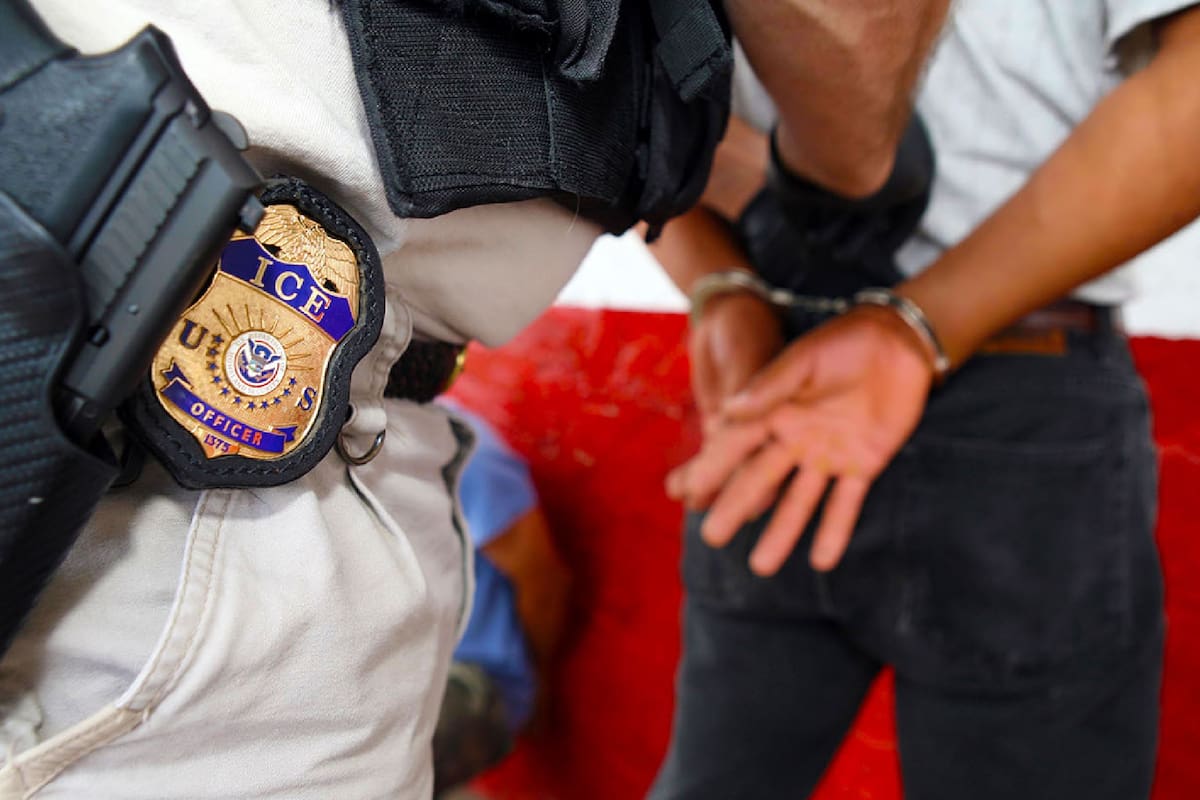 El ICE detuvo a un migrante latino en Los Ángeles por interferir en una redada