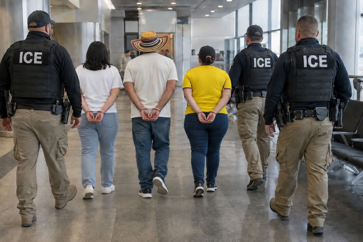 El ICE detuvo a una familia colombiana en el aeropuerto de Atlanta cuando estaba a punto de viajar a Fort Lauderdale