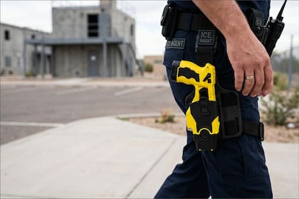 El ICE presentó un aviso de solicitud para una compra de pistolas Taser que cuadriplicaría su arsenal actual