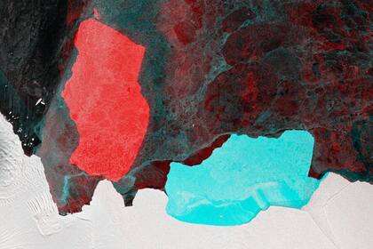 El iceberg se desprendió de la plataforma Amery en la Antártida