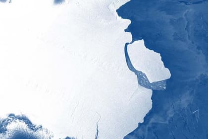 El iceberg se separó de la plataforma de hielo Amery en la Antártida
