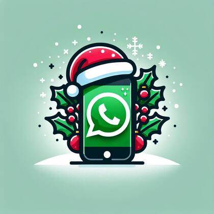 El ícono que refiere al modo festivo para esta Navidad
