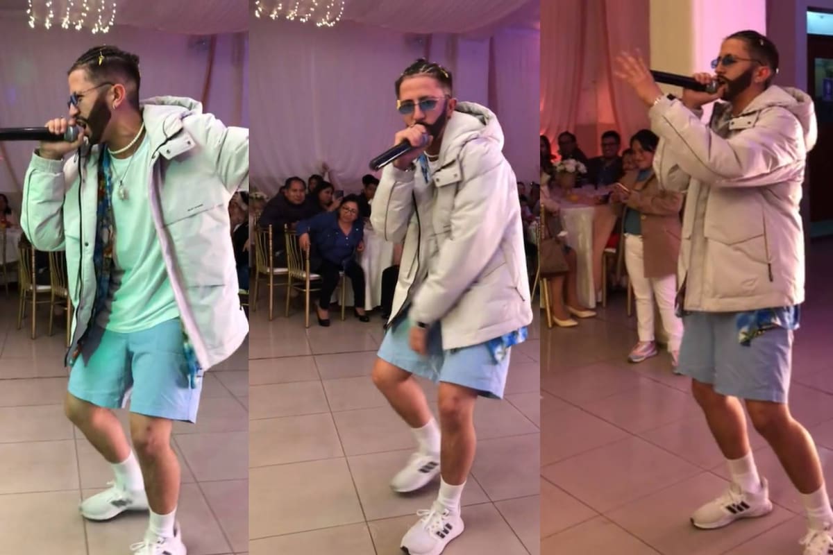 El imitador de Bad Bunny (Captura video)