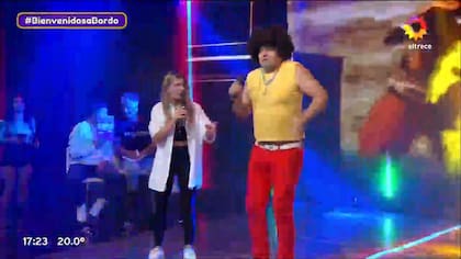 El imitador de la Mona Jiménez y la confusa situación con Laurita Fernández