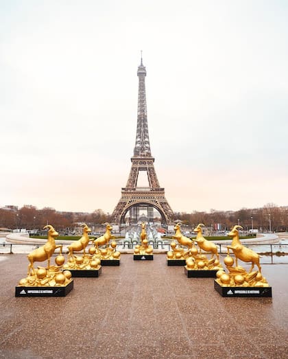 El impactante homenaje a Leo Messi a la vera de la Torre Eiffel