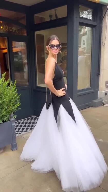 El impactante look de la China Suárez en la Semana de la Moda de Nueva York