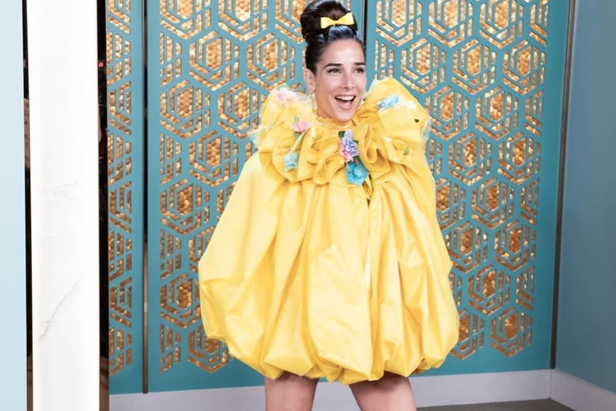 El impactante y divertido look primaveral de Juana Viale: "Capullito y florecí"