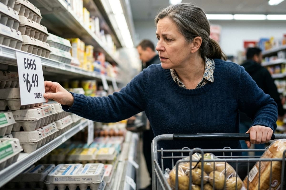 El impacto de la inflación se hace notar en las compras cotidianas de los ciudadanos estadounidenses