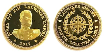 El "imperio" de Jonas Lauwiner tiene moneda propia, el "empire vellar"