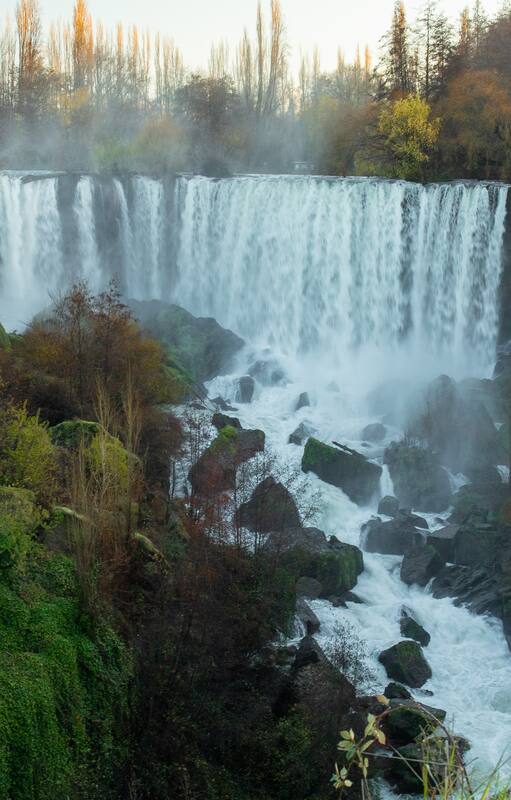El imponente Salto del Laja