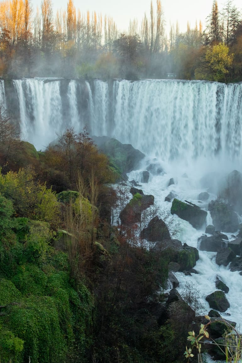 El imponente Salto del Laja