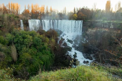 El imponente Salto del Laja