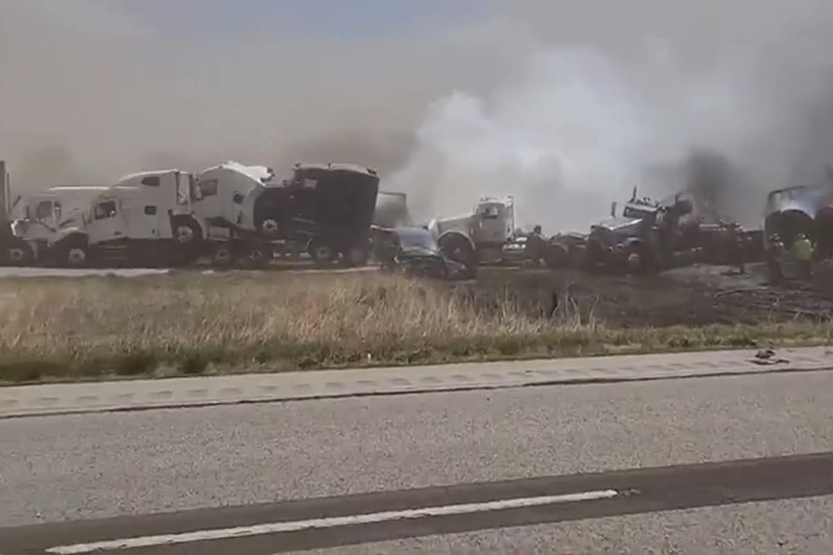 El impresionante choque en Illinois