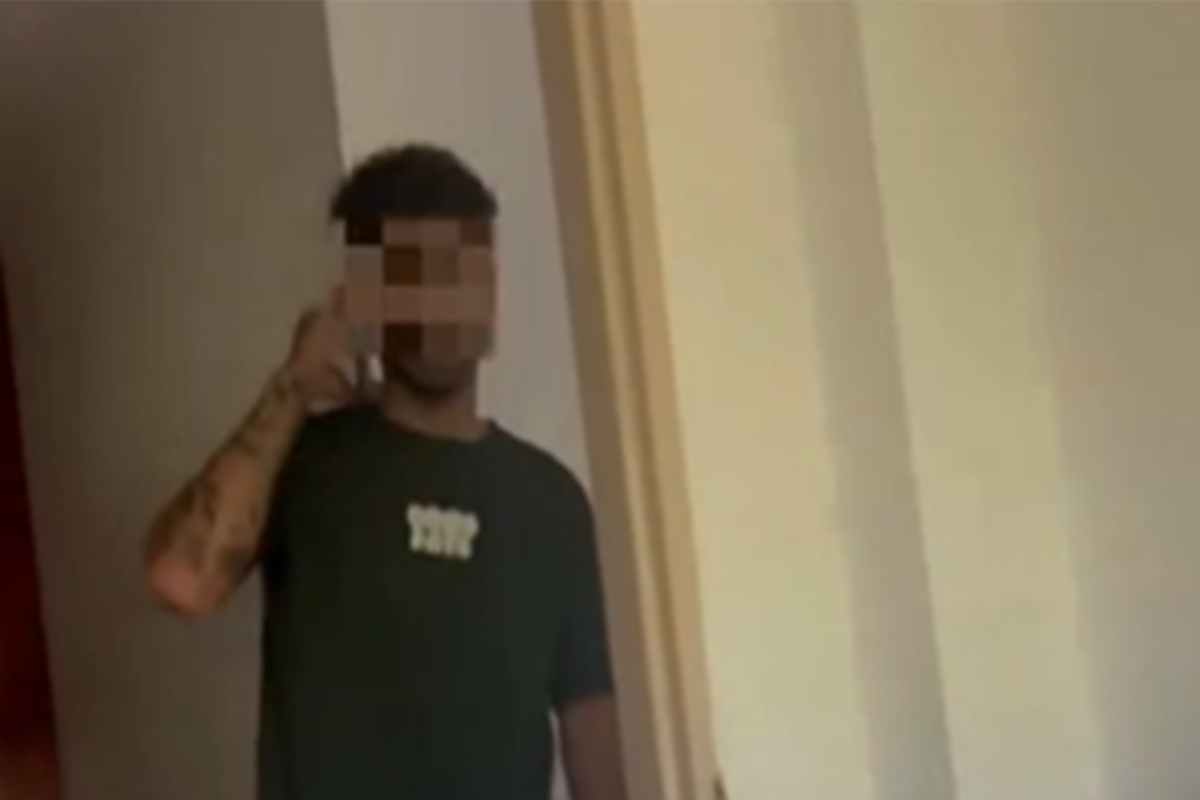 El imputado en el video que filmó su pareja antes de morir