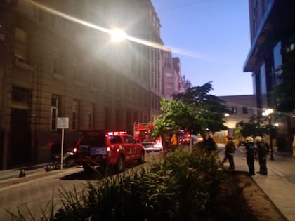 El incendio comenzó minutos antes de las 19