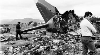 El incendio destruyó por completo el Boeing y puso fin a sus 22 años de servicio