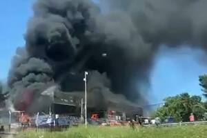 El incendio en Villa Celina