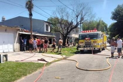El incendio ocurrió en el barrio Dallera