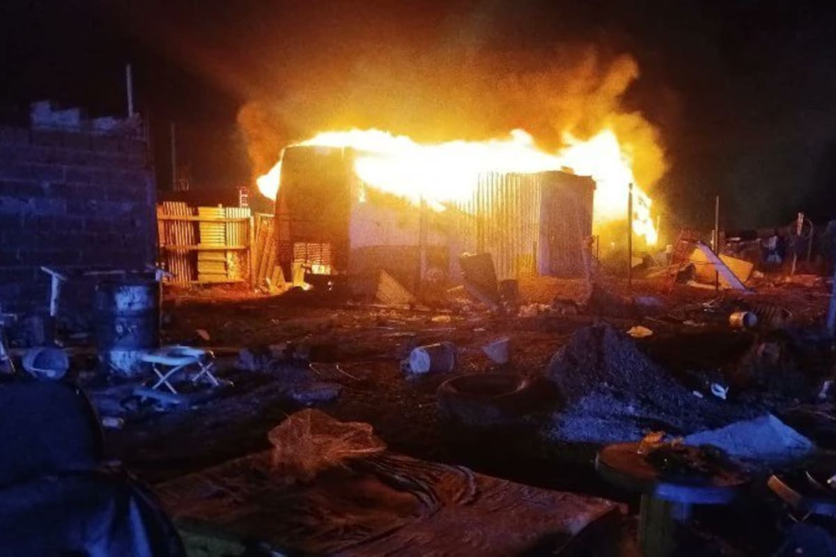 El incendio que hizo que la familia perdiera todas sus pertenencias