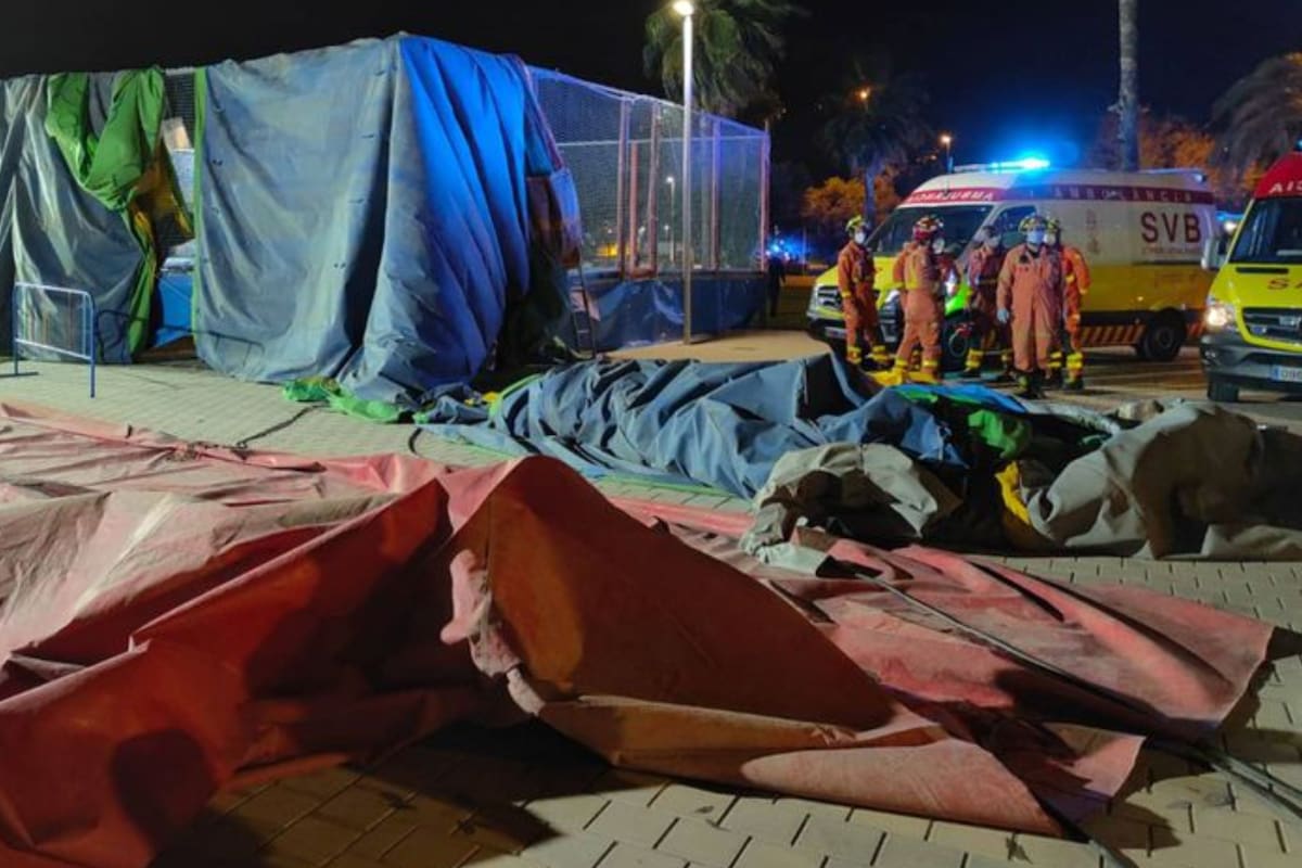 El incidente del castillo inflable que voló por los aires resultó en dos niñas fallecidas