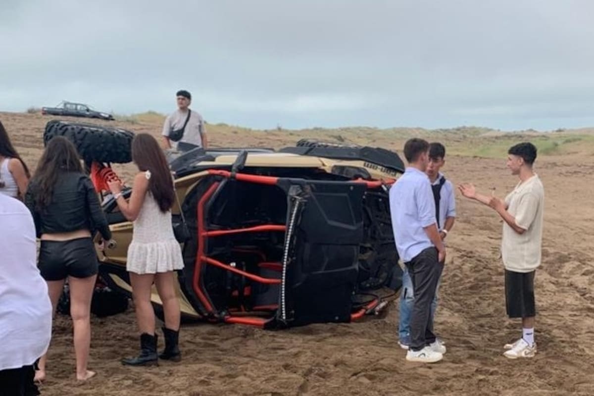 El incidente ocurrió tras la fiesta de música y fuegos artificiales que se organiza en Monte Hermoso