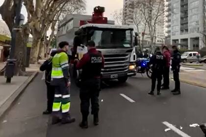 El incidente se produjo entre las calles Juan B. Justo y Guatemala, a metros de la estación del tren de la línea San Martín