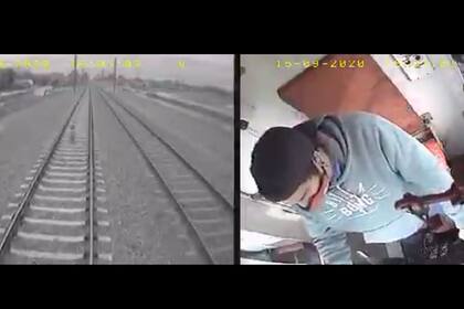 El incidente se produjo sobre las vías del ramal que une Constitución con Alejandro Korn, entre las estaciones Guernica y Glew, provincia de Buenos Aires.