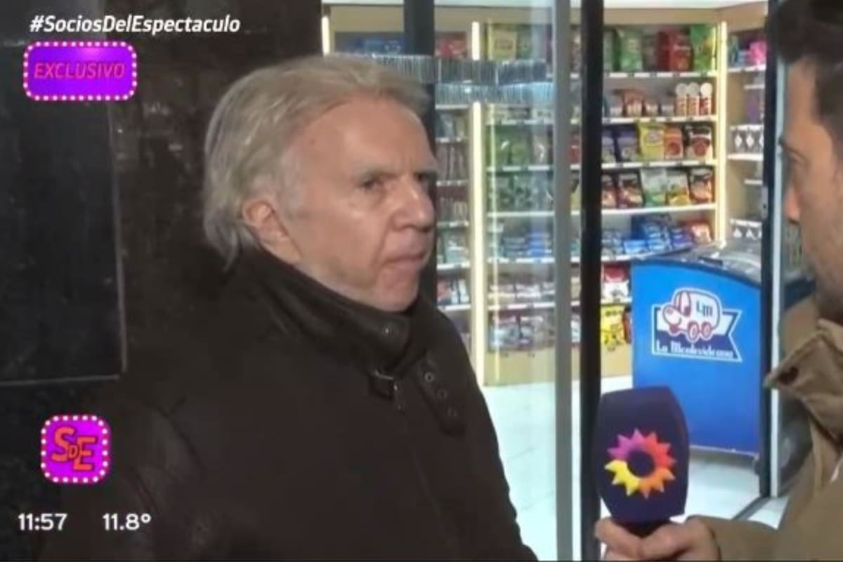 El incómodo momento de Alberto Ferriols con un cronista: estaba con una mujer y al ser filmada lo dejó solo