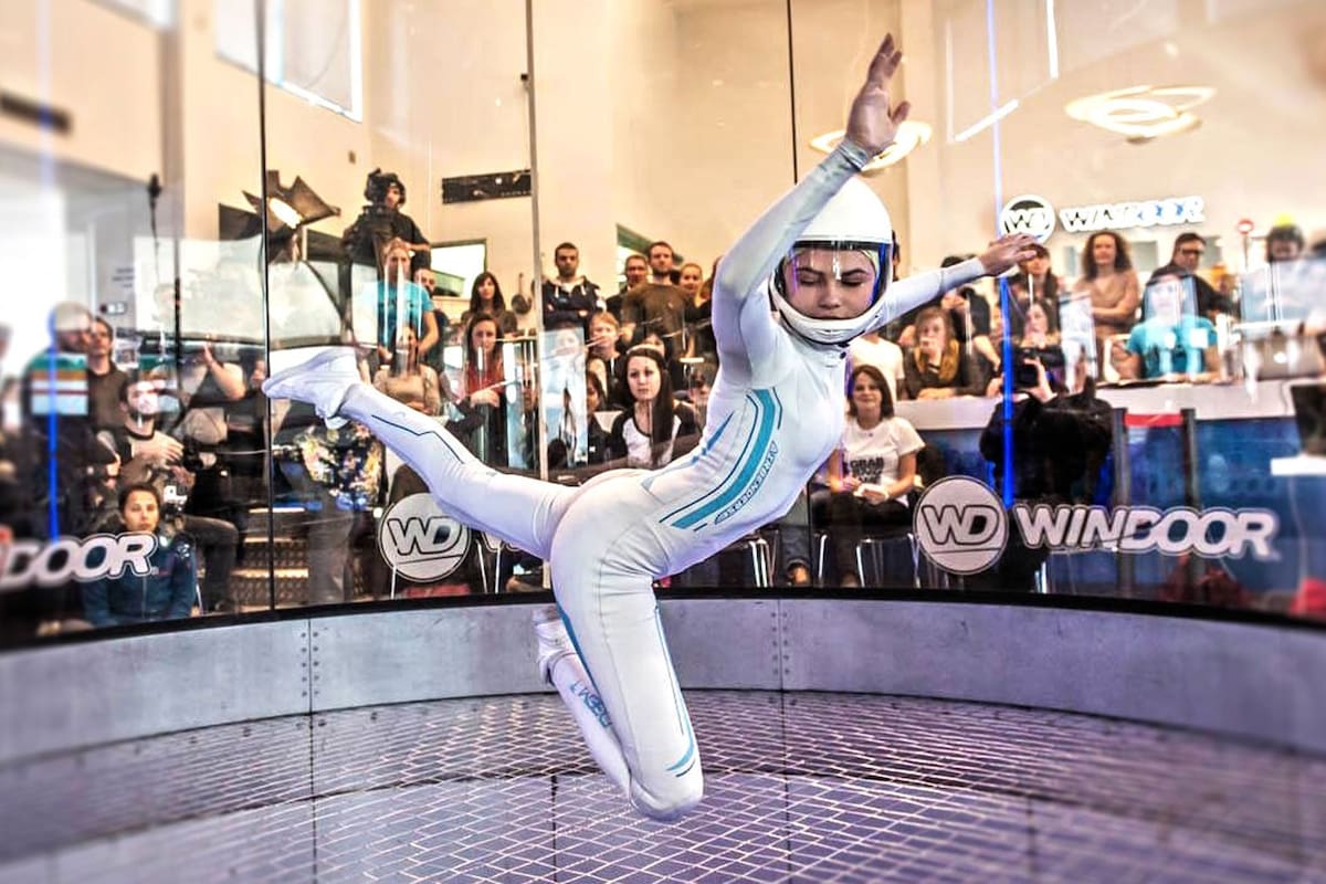 El increíble baile aéreo