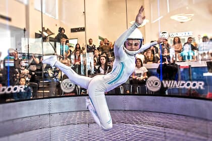 El increíble baile aéreo