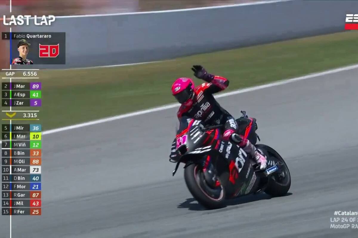 El increíble error de Espargaró en el MotoGP de Cataluña