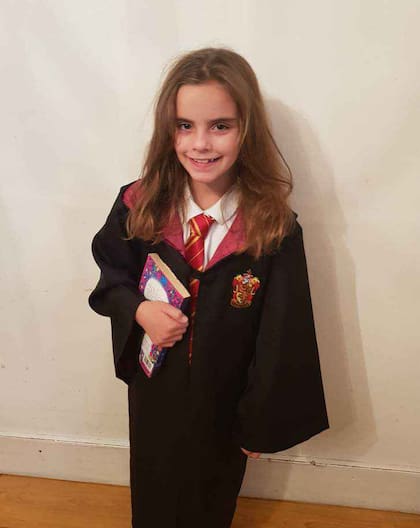Cuando Emmie Allan se disfraza de Hermione, no hay dudas con su parecido