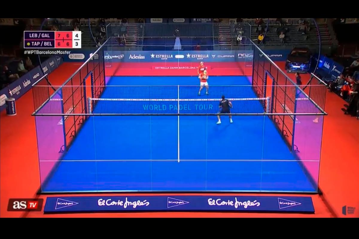 El increíble rescate y "la dormilona" de Juan Lebrón en la semifinal del Estrella Damm Barcelona Master de pádle