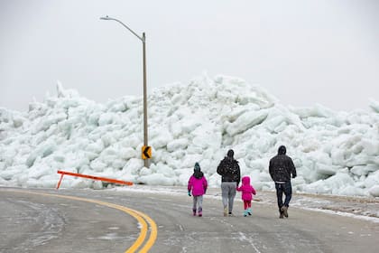 El increíble tsunami de hielo que sorprendió a Estados Unidos y Canadá