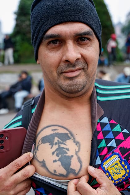 El Indio Solari, sobre la piel