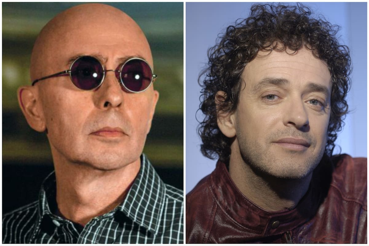 El Indio Solari y Gustavo Cerati