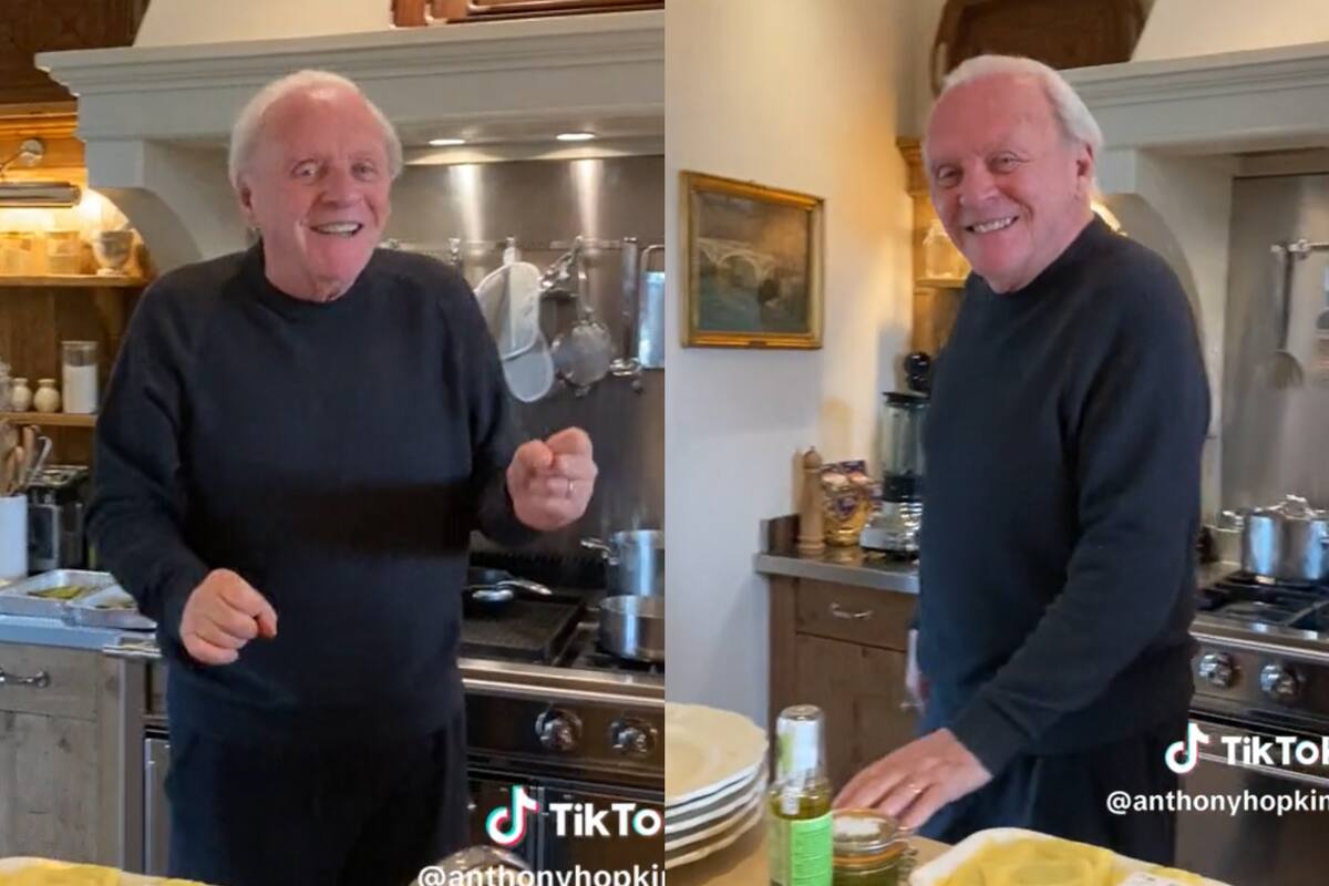 El inédito video de Anthony Hopkins que causó furor en las redes