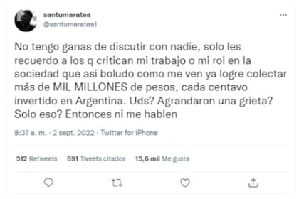 El influencer dejó en claro que no entrará a un nuevo debate con sus seguidores respecto del tema