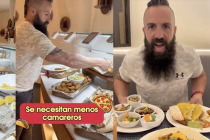 El influencer dio detalles de cómo se manejan dentro de los bufets