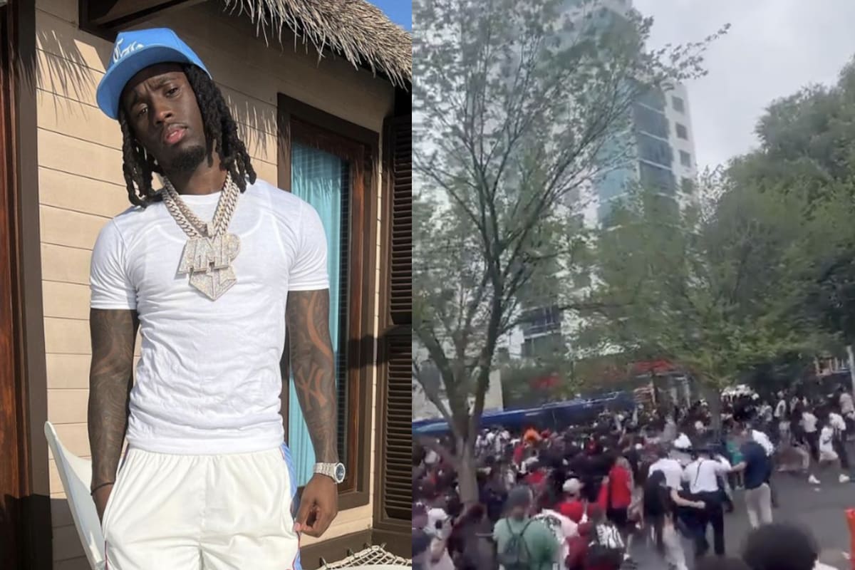 El influencer Kai Cenat, que tiene 15 millones de seguidores en sus redes, organizó una convocatoria masiva en Nueva York sin solicitar un permiso ante las autoridades y generó un caos en pleno Manhattan