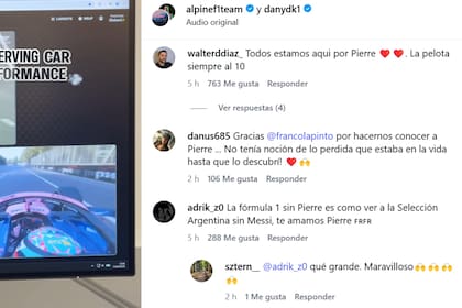El ingenio de los argentinos ganó protagonismo en la cuenta de la escudería Alpine con humor e ironías, tras las amenazas denunciadas por Gasly