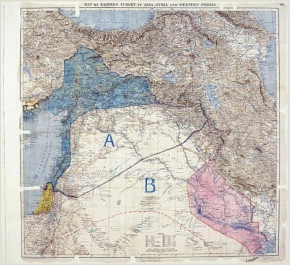 El inglés Mark Sykes y el francés François Georges-Picot rediseñaron las fronteras de Medio Oriente en función de los intereses de sus respectivas naciones