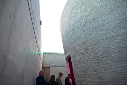 El ingreso a la instalación de Turrell