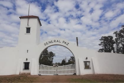 El ingreso al Establecimiento General Paz, ubicado en Ordóñez, Córdoba