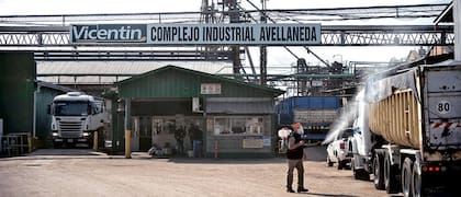 El complejo industrial de la empresa, en Avellaneda