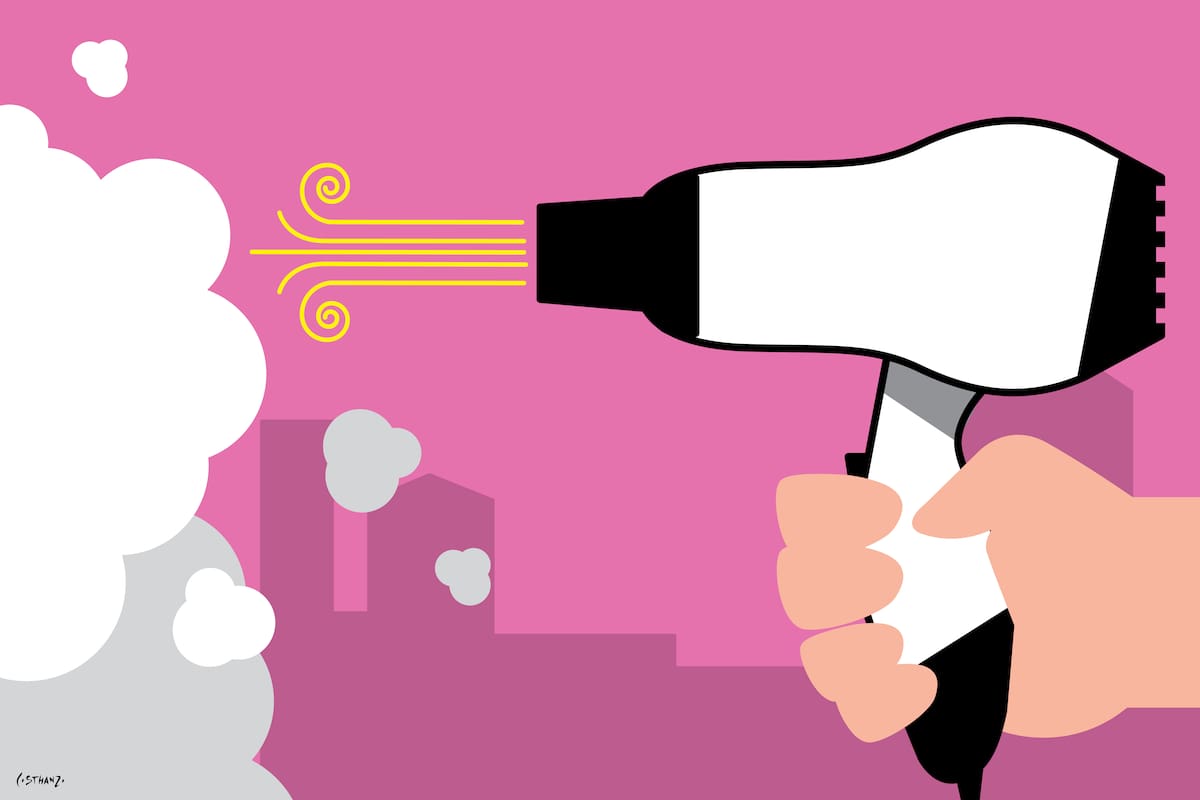 El ingreso de un frente frío se llevó la humedad y los nubarrones.