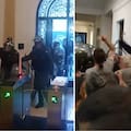 La Gendarmería desalojó una protesta gremial por despidos en la Comisión Nacional de Energía Atómica