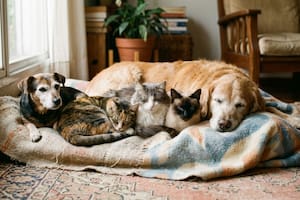 El inicio de la vejez en las mascotas no es igual para todos los animales (Foto: IA)