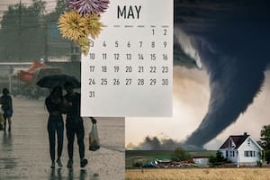 El inicio de mayo marca un cambio en la corriente en chorro y tanto las tormentas como tornados perderán intensidad