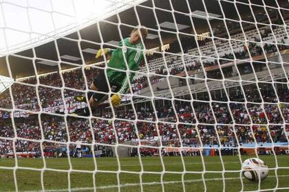 El inolvidable "gol" no cobrado a Lampard para Inglaterra ante Alemania, en Sudáfrica 2010